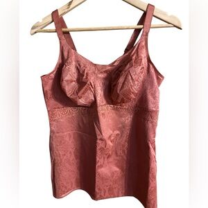 Ruby Ribbon Lace Cami 3024 TerraCotta Sz 46 NEW